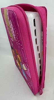 Biblia Letra Grande Rosa Para Niñas, Interactiva Símil Piel Con Cierre Indice, RVR1960