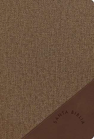 Biblia letra grande tamaño manual, café duotono, símil piel (edición 2023)/ RVR 1960