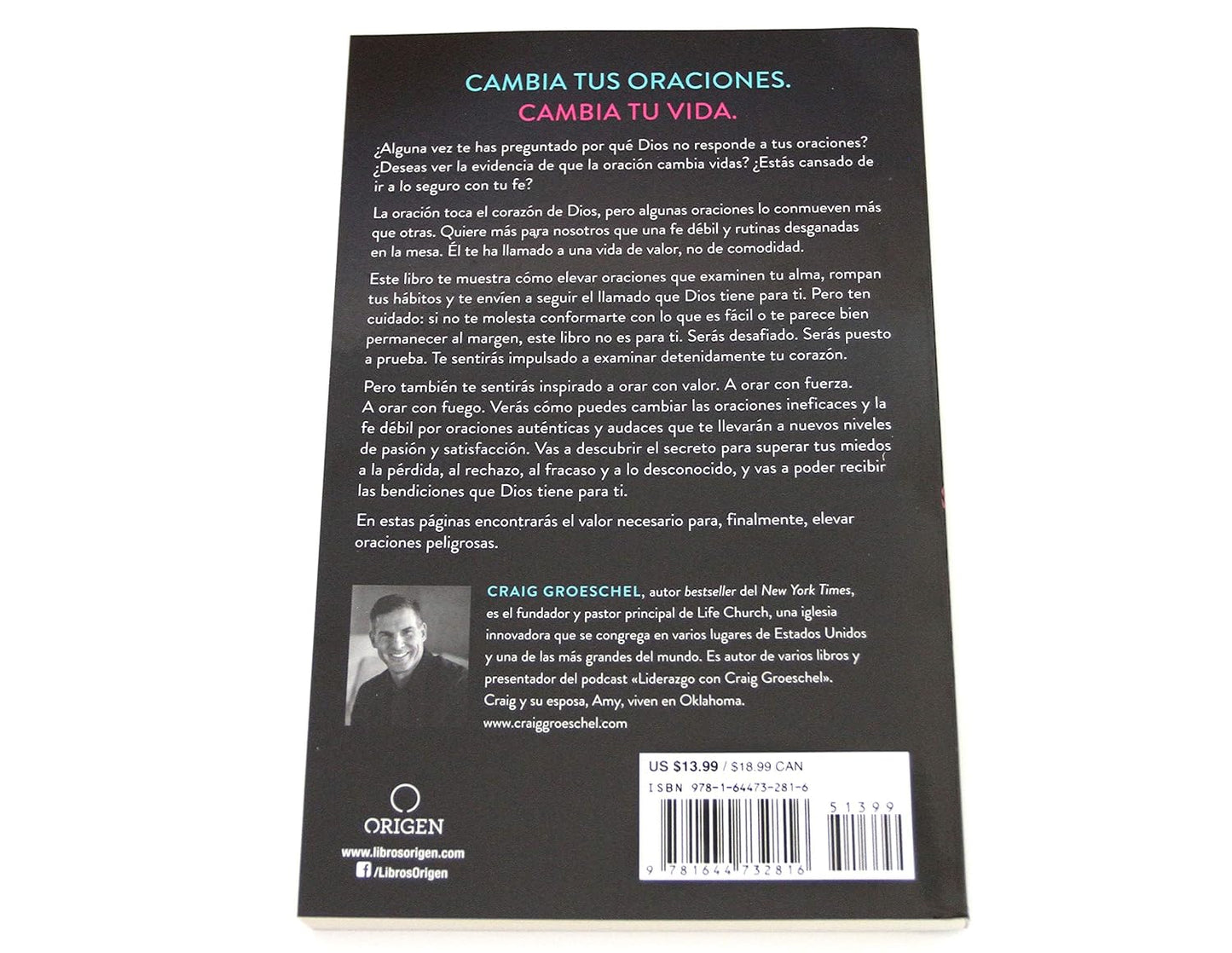 Libro Oraciones Peligrosas - Craig Groeschel