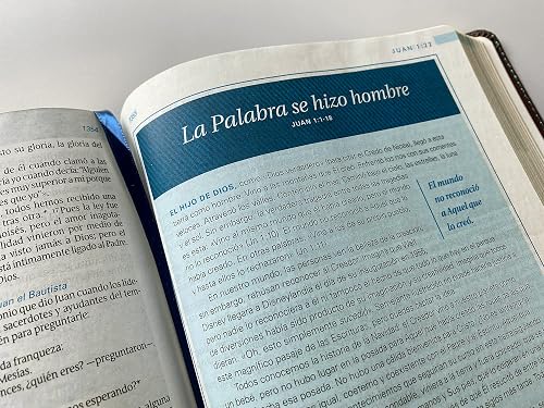 Biblia De Estudio Swindoll, Azul/Café - Ntv