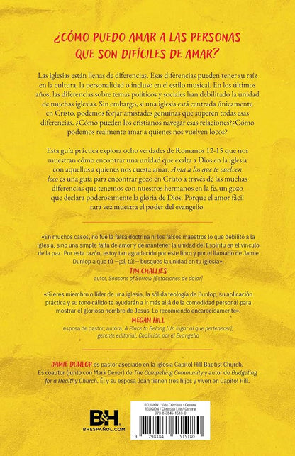 Libro Ama a los que te vuelven loco -  Jamie Dunlop