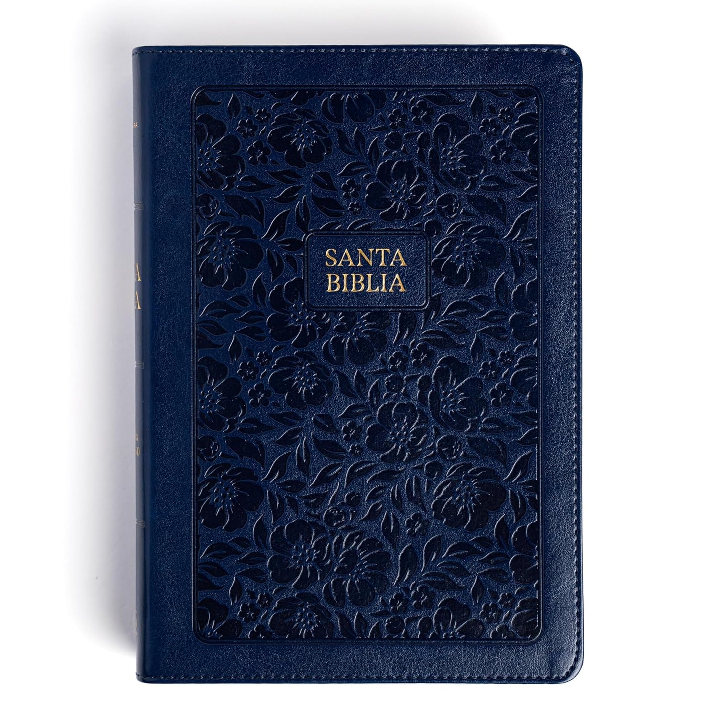 RVR 1960 Biblia Letra Grande Tamano Manual Edicion Especial, Azul Marino, Simil Piel