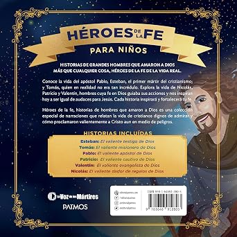 Libro Héroes De La Fe Para Niños