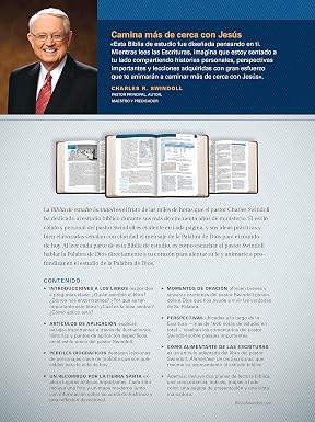 Biblia De Estudio Swindoll, Azul/Café - Ntv