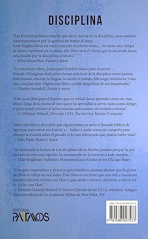 Libro Disciplinas de un Hombre Piadoso, Kent Hughes