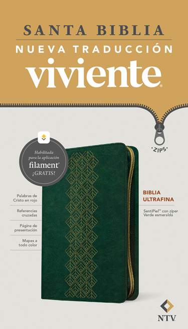Biblia Ultrafina Zíper, Con Filament, NTV