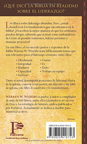 Libro Llamados a ser Líderes de Dios - Warren W. Wiersbe