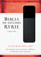 Biblia De Estudio Ryrie, Ampliada Dúo Tono Negro, RVR 1960