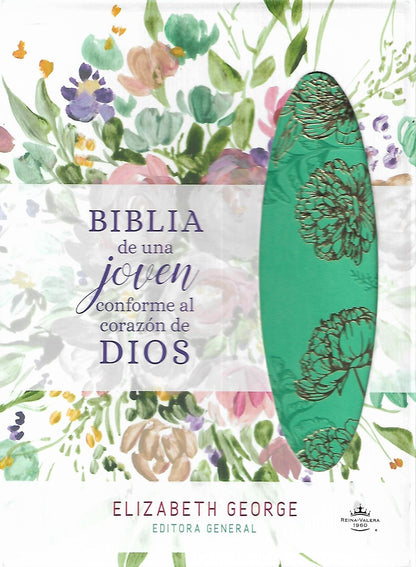 Biblia Una Joven Conforme Al Corazon De Dios Imitación Piel Verde- Rvr 1960 -  Elizabeth George