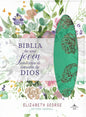 Biblia Una Joven Conforme Al Corazon De Dios Imitación Piel Verde- Rvr 1960 -  Elizabeth George