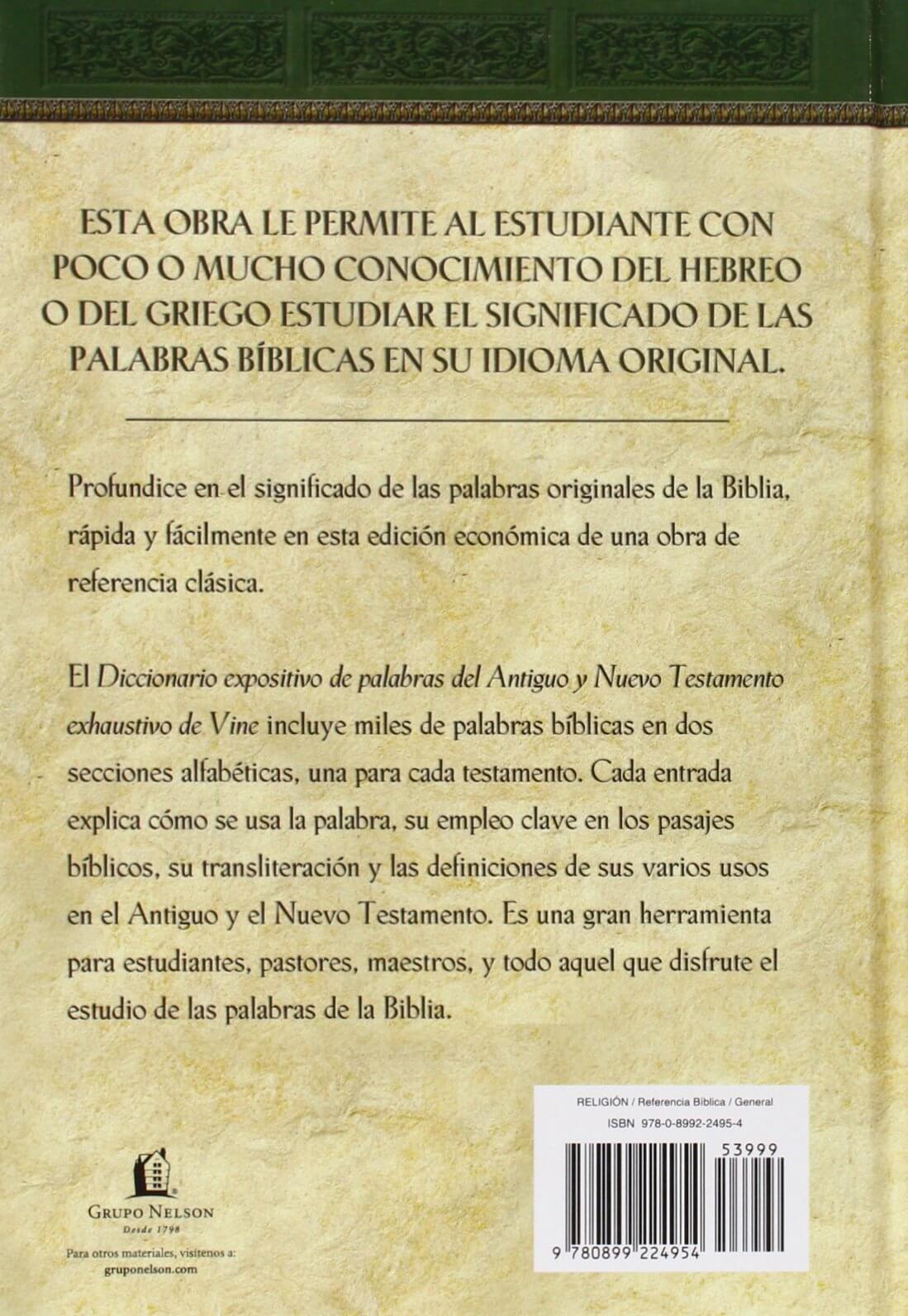 Diccionario Expositivo De Palabras Del Nuevo Y Antiguo Testamento - W.E. Vine