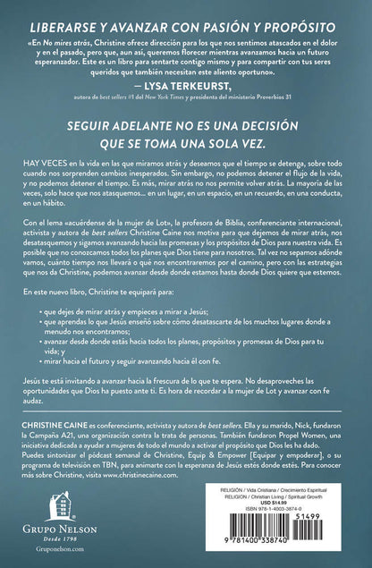 Libro No Mires Atras -  Christine Caine