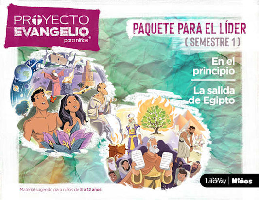 Libro El Proyecto Evangelio Para Niños, Semestre 1: Paquete Para El Líder: Génesis, Job, Éxodo Y Levítico - 26 Lecciones