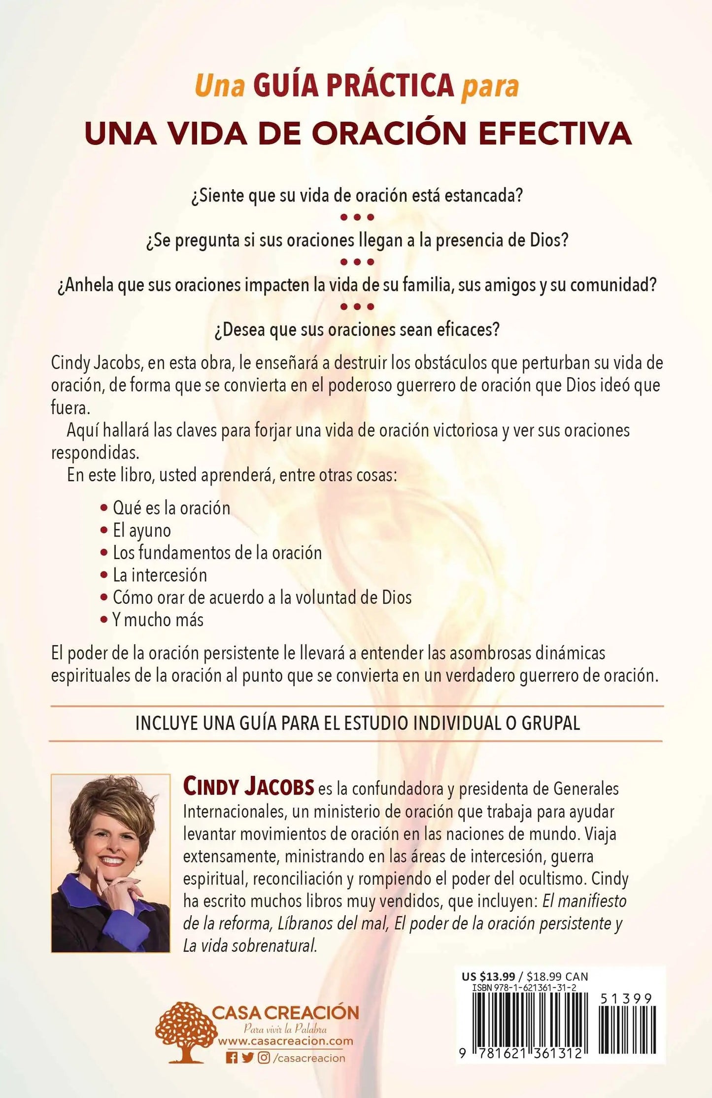 Libro El poder de la oración persistente: Cómo orar con mayor propósito y pasión -  Cindy Jacobs