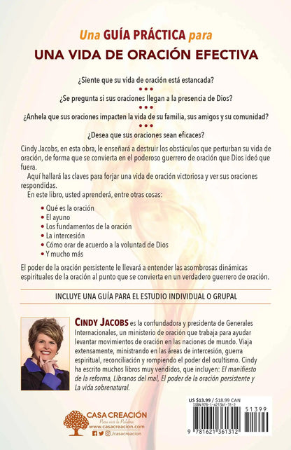 Libro El poder de la oración persistente: Cómo orar con mayor propósito y pasión -  Cindy Jacobs