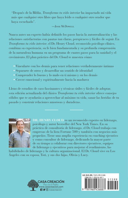 Libro Transforma tu vida interior -  Henry Cloud