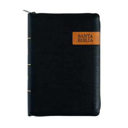 Biblia Letra Gigante Tamaño Manual, Negro/Caramelo, RVR1960