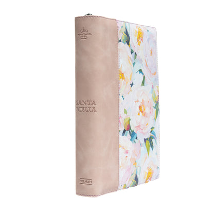 Biblia Letra Gigante Tamaño Manual, Rosa Cuarzo, RVR1960