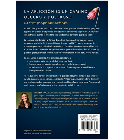 Libro Saliendo de la oscuridad: Cómo vivir el duelo después de una pérdida - Clarissa Moll