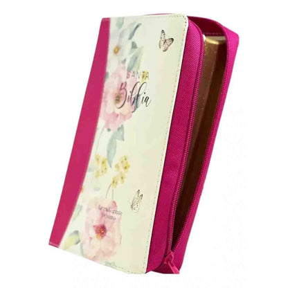 Biblia RVR060 068 cz Flores Rosas
