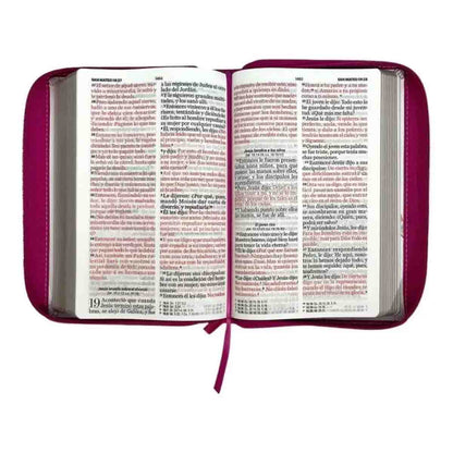 Biblia RVR060 068 cz Flores Rosas