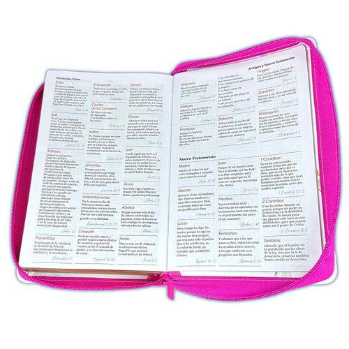 Biblia RVR060 068 cz Flores Rosas