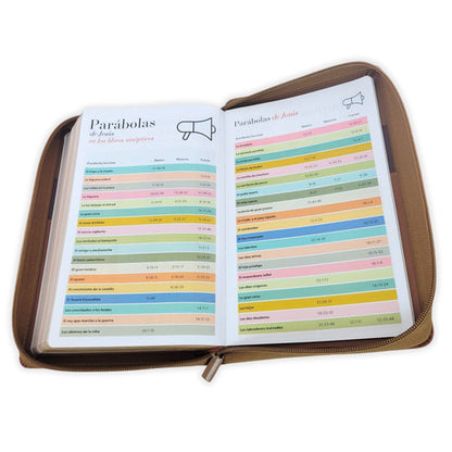 Biblia Tricolor café/café/marrón, RVR060