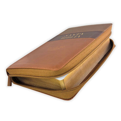 Biblia Tricolor café/café/marrón, RVR060