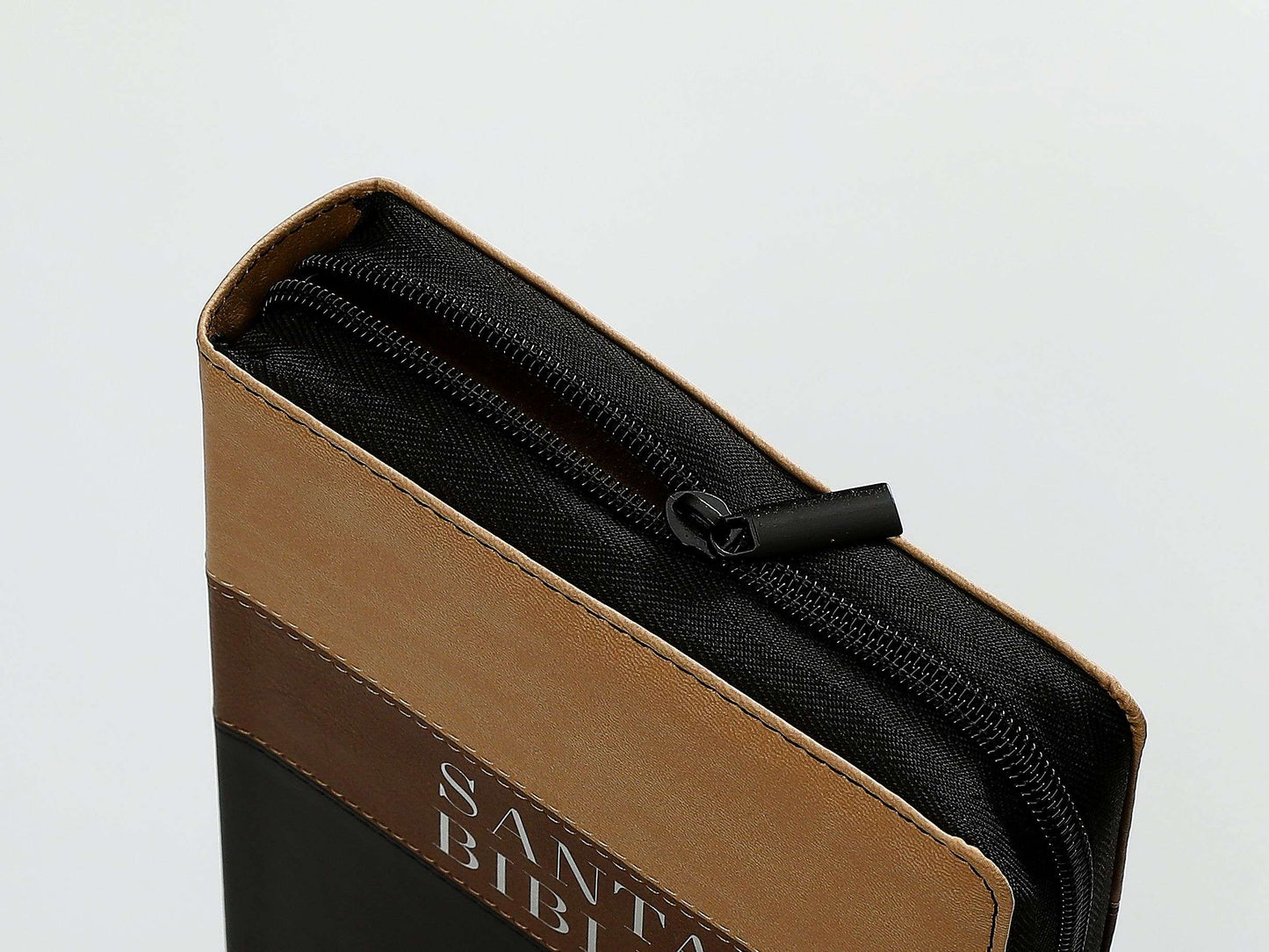 Biblia RVR060 068 cz Tricolor beige/café/negro