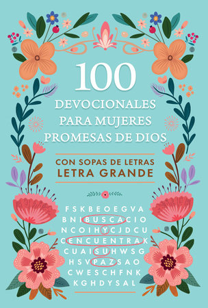 Libro 100 devocionales para mujeres. Promesas de Dios con sopa de letras