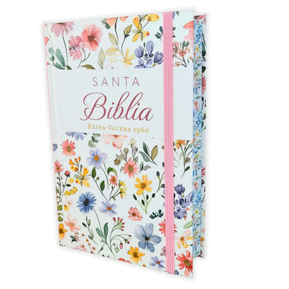 Biblia RVR60 065c Tapa Dura Primavera blanca