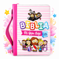 Biblia RVR60 045cz Mi Gran Viaje Rosa/Rayas con asa