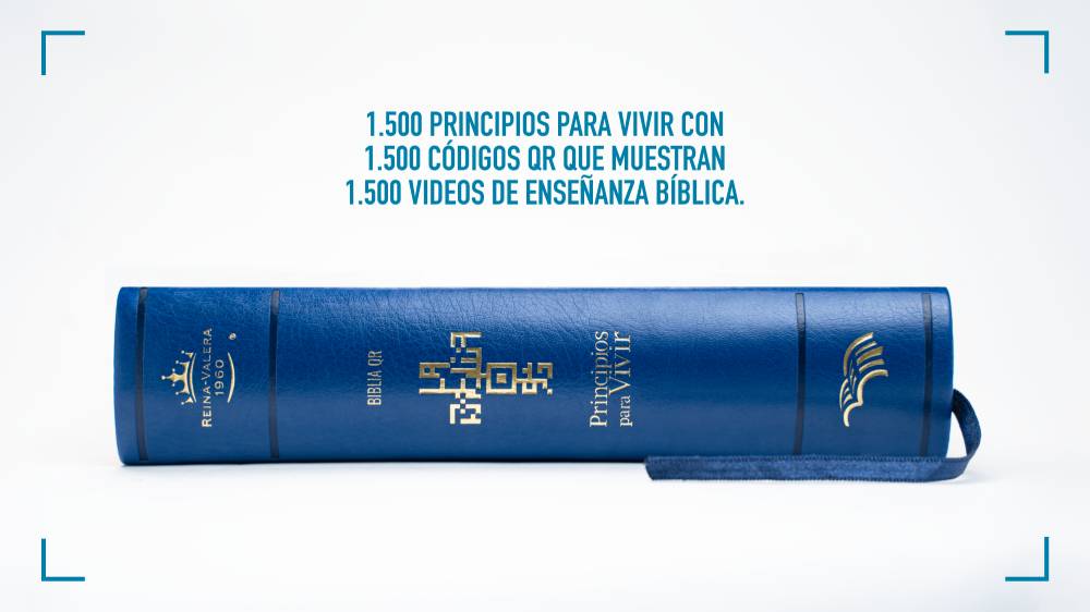 Biblia Principios para Vivir Español con Códigos QR y Videos del Dr. Gene A. Getz, Biblia de Estudio con Aplicaciones Prácticas: Símil Piel Azul, NTV