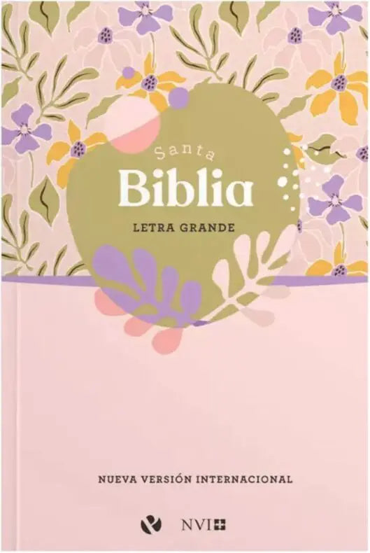 Biblia Tapa Blanda Lila, Letra Grande, NVI