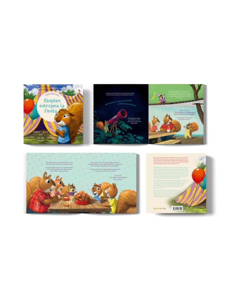 Libro Caspian Estropea la Fiesta, Cuando tienes celos, Buenas Noticias Para Pequeños Corazones