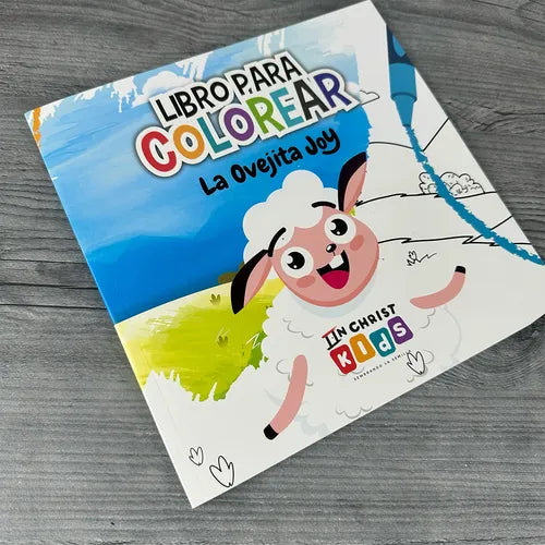 Libro Para Colorear  La Ovejita Joy