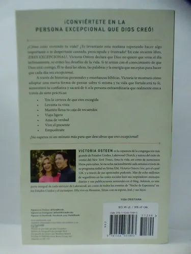 Libro ¡Eres Excepciona,  -  Victoria Osteen