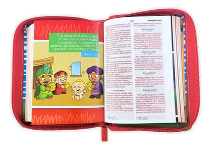 Biblia RVR60 025cz Mi Gran Viaje Rojo/Autobús con asa