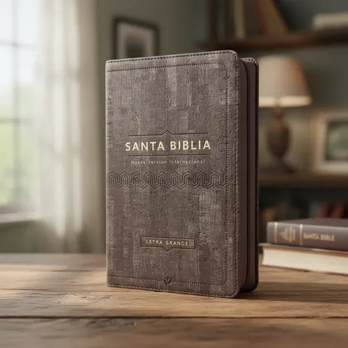 Biblia NVI - Manual - Madera - cierre - Sociedad Bíblica