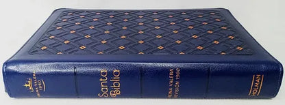 Biblia Letra Grande, Tamaño Manual, Azul Marino, RVR1960
