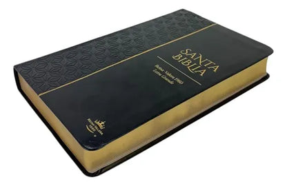 Biblia Obsequios Y Premios, Negro Geométrico, Canto Dorado, RVR 1960