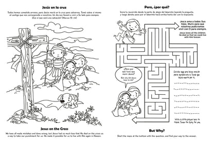 Libro La Gran Biblia Y Yo:  Nuevo Testamento - Cuaderno para colorear y de actividades - Bilingüe