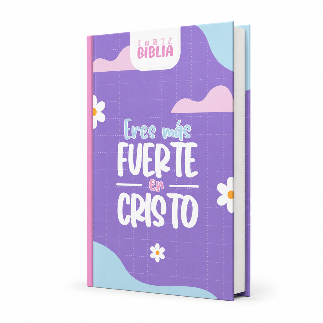 Biblia RVR 1960 - Lila-Rosa Canto Blanco