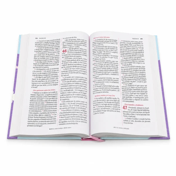 Biblia RVR 1960 - Verde-Rosa Canto Blanco