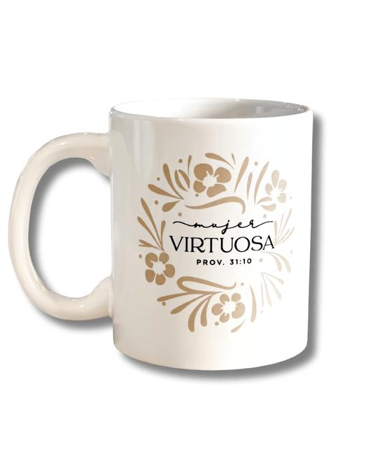 Taza Minimalista, Mujer Virtuosa
