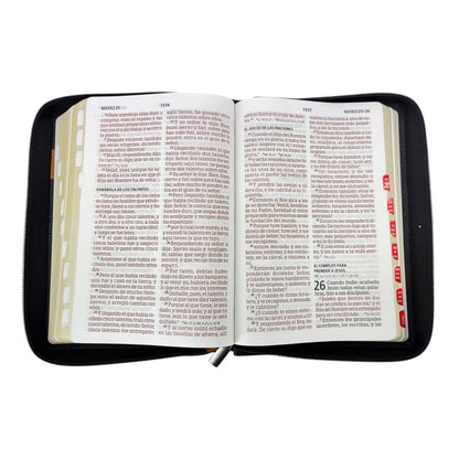 Biblia Letra Gigante Tamaño Manual, Negro/Caramelo, RVR1960