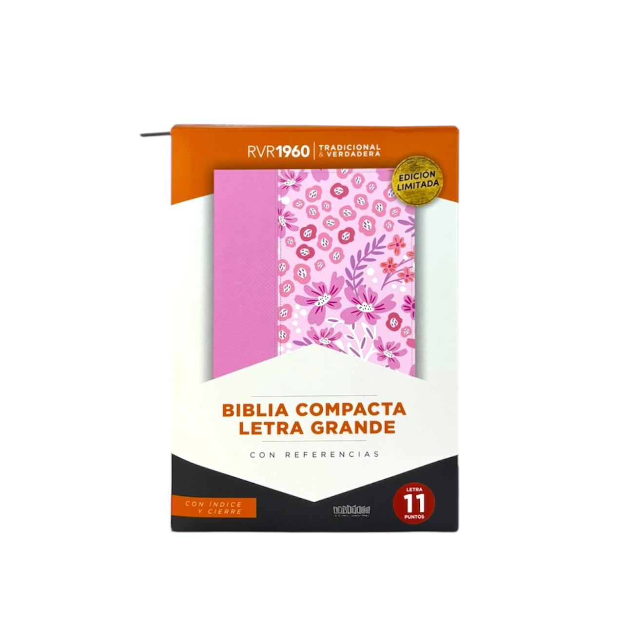 Biblia Compacta Letra Grande, Limitada 2025, Rosa, RVR1960