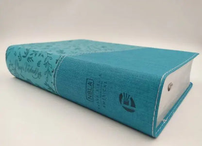Biblia devocional Mujer Verdadera, Duotono Aqua,  NBLA