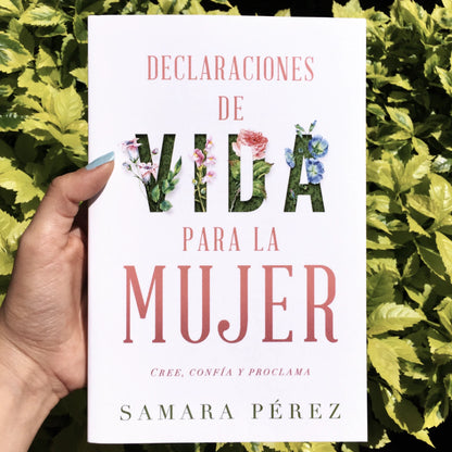 Libro Declaraciones De Vida Para La Mujer  Samara Perez