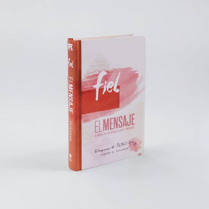 Biblia El Mensaje Fiel, Tapa dura, Cruz Rosa